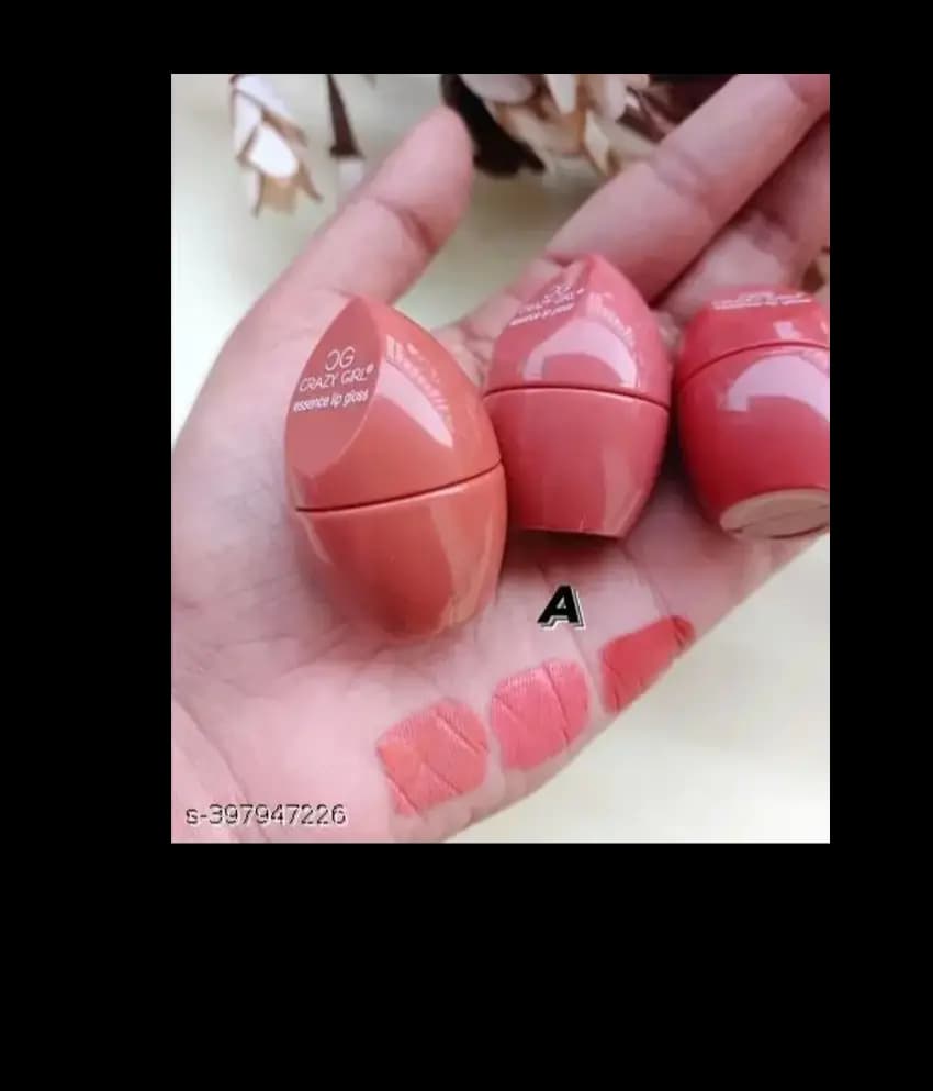Egg Lipgloss 6pcs Set | Highly Pigmented Cutest Mini Egg Lip Gloss Crazy Girls