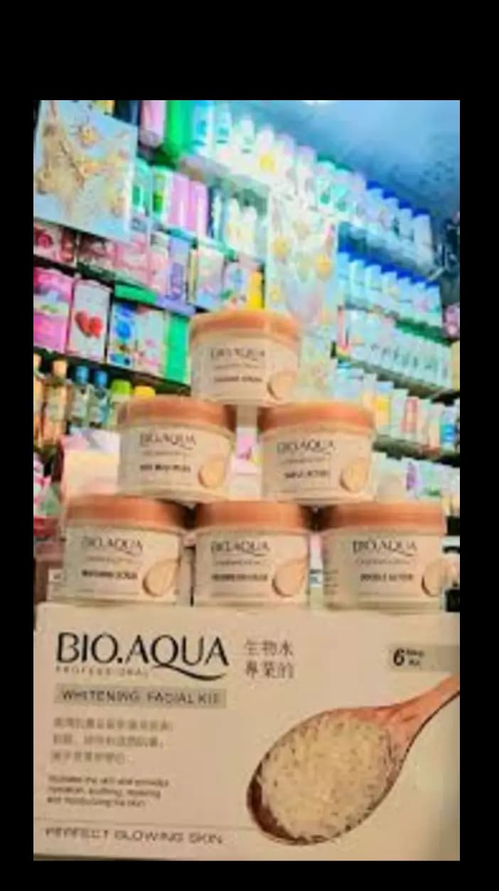 Bioaqua Rice Facial Big Jar 6pcs Set