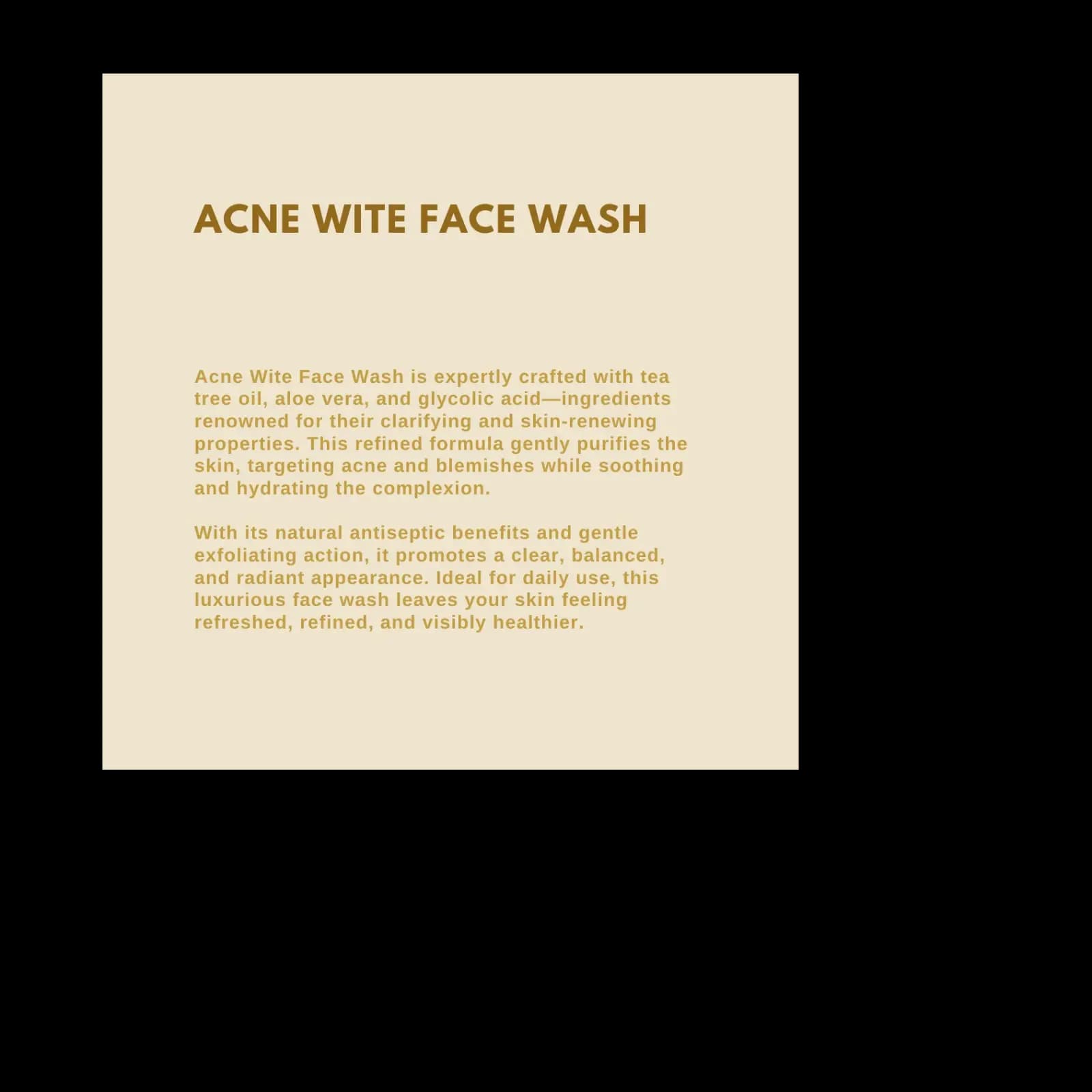 Acne Wite (Anti acne Face Wash) | Anti Acni White Face wash