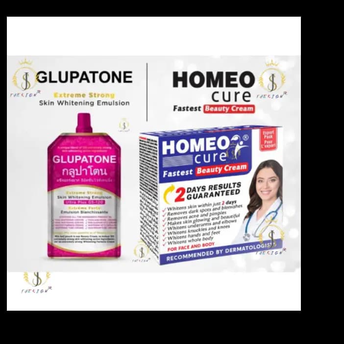 Homeo Cream and Glupton Deal Original | 2 items in one deal
