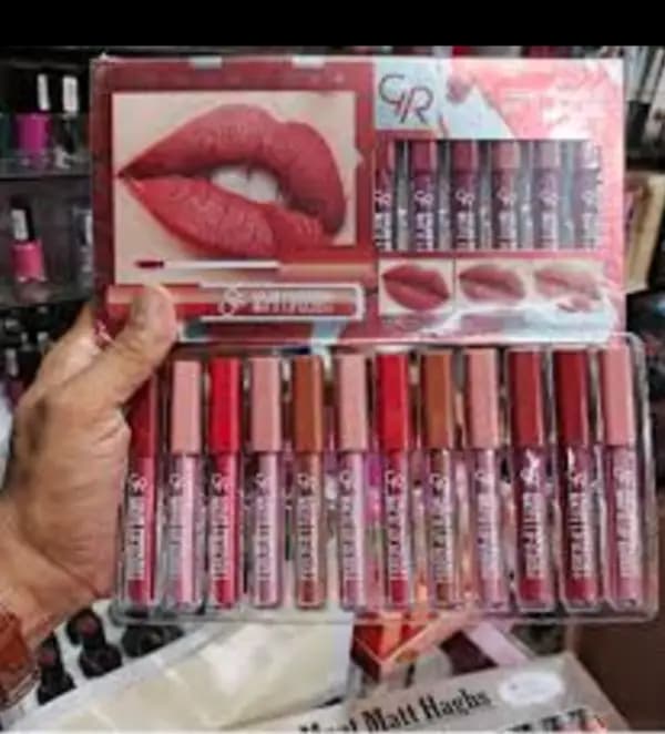 12 pcs gloss tray | Lip gloss pack of 12 nude superb long lasting waterproof matte lipgloss,Matte Lip GlossLiquid lip gloss matte finish look color long lasting water proof different shades