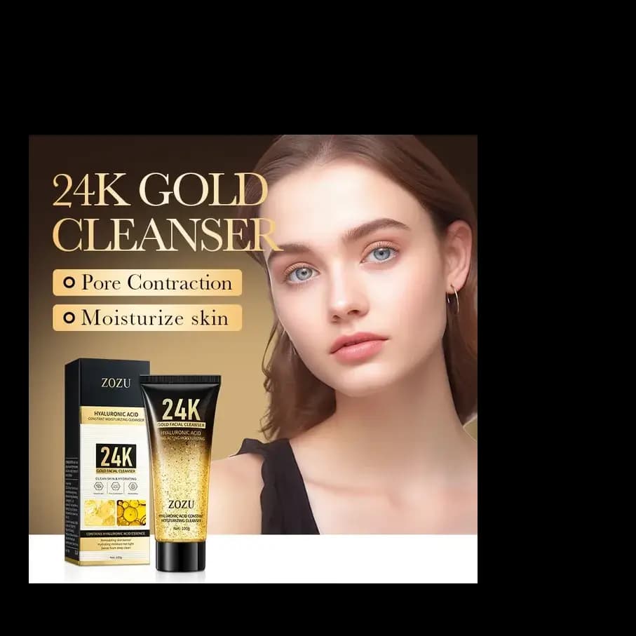 24k Gold Cleanser.. | 24K Gold Hyaluronic Acid Facial Cleanser 100g.....