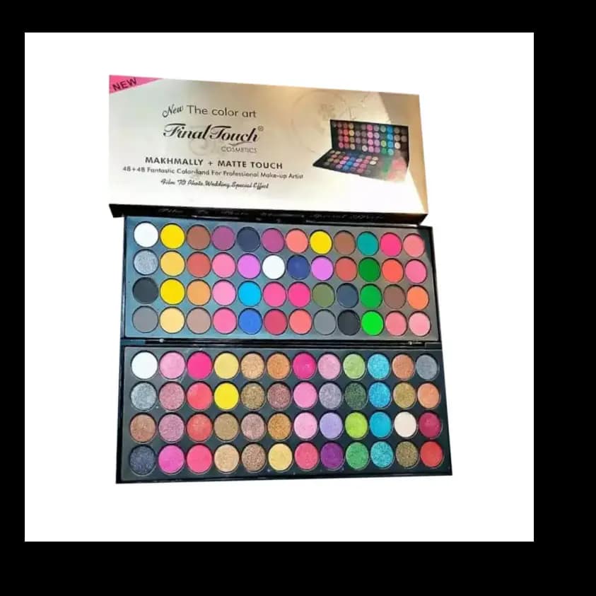 Mielana 48+48 eyeshade kit | Final Touch Eyeshadow Palette 48+48 Colors Matte & Shimmer