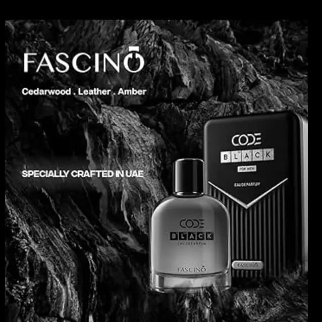 FASCINO CODE BLACK PERFUME LONG-LASTING