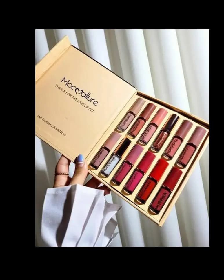 MOCULLARE  12pcs LIPGLOSS SET