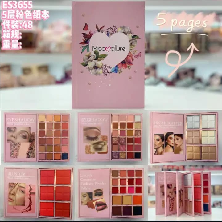 Mocallure 5 in 1 Makeup Book Palette...