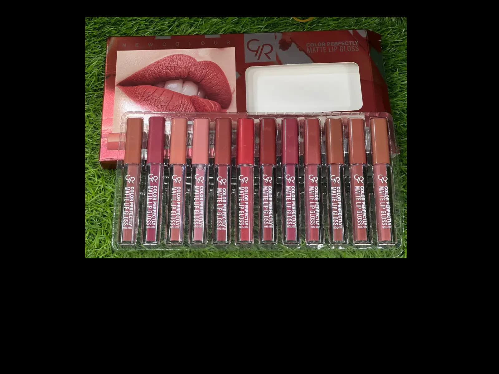 12 pcs gloss tray | Lip gloss pack of 12 nude superb long lasting waterproof matte lipgloss,Matte Lip GlossLiquid lip gloss matte finish look color long lasting water proof different shades