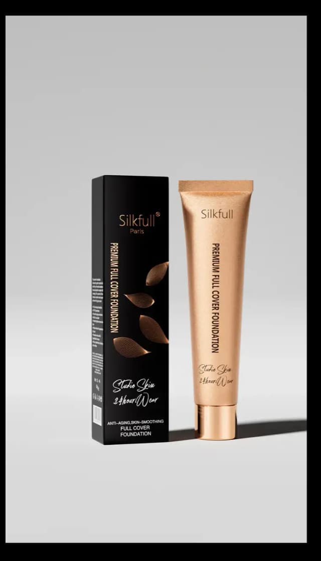 SILKFULL TUBE FOUNDATION FLL COVERAGE  | 1 Piece Silkfull Waterproof Tube Makeup Foundation