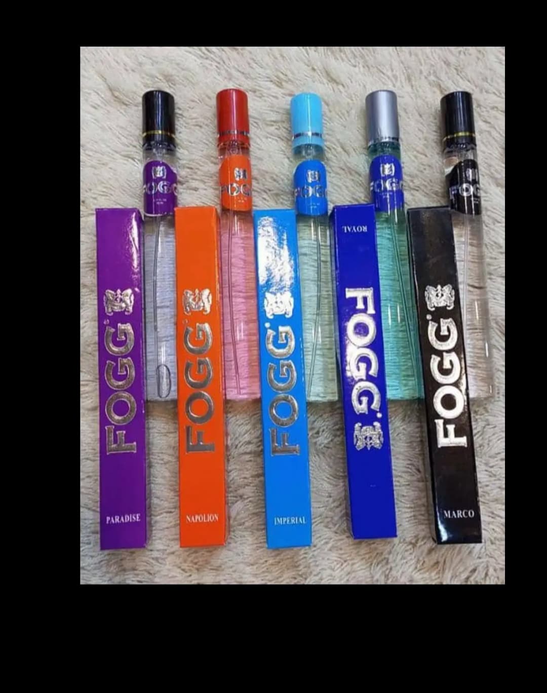 FOGG PERFUME PACK (5 PERFUMES)
