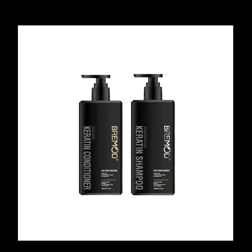 BREMOD KERATIN CONDITIONER & SHAMPOO  (PACK OF 2)