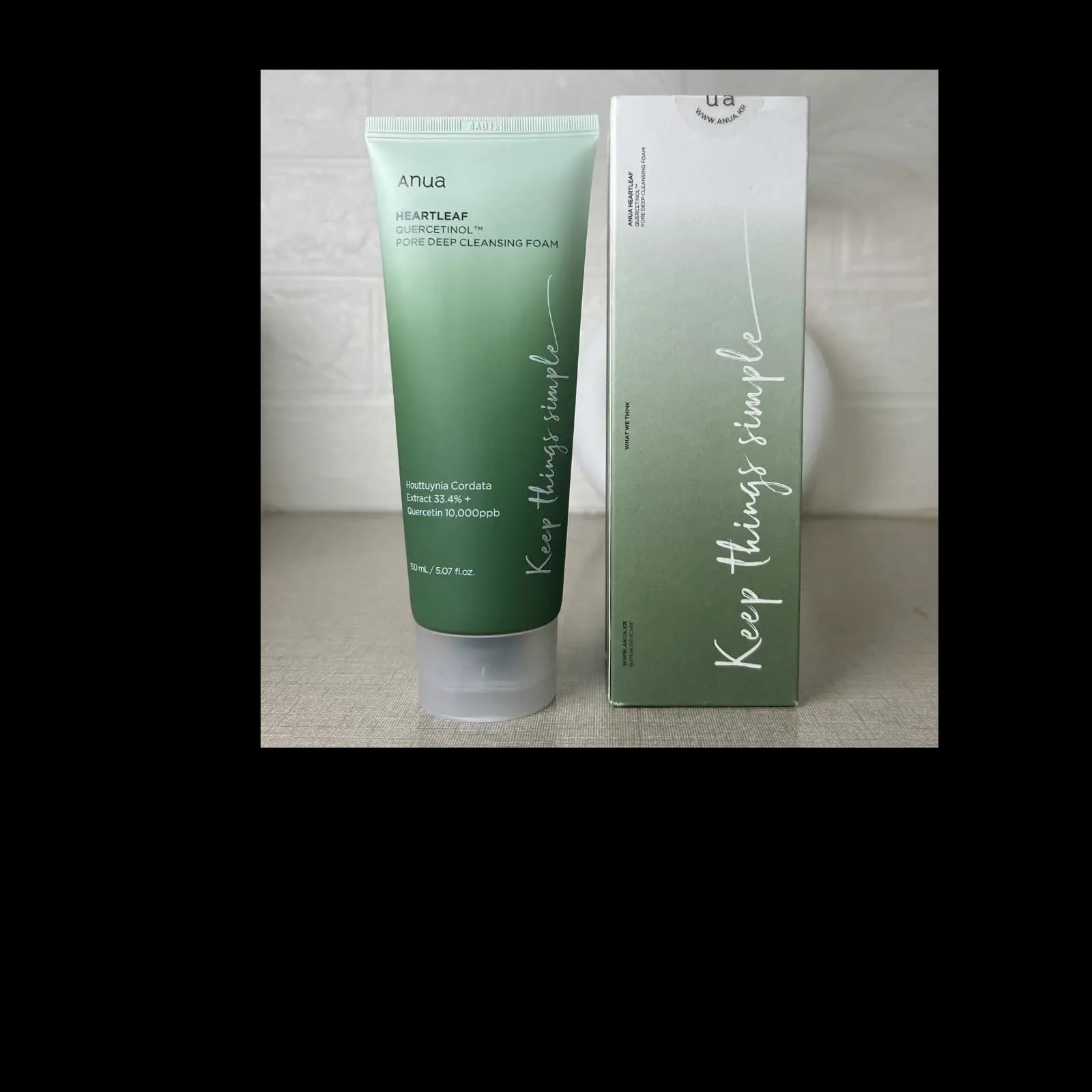 ANUA HEATLEAF QUERCETINE DEEP CLEANSIOL PORNG FOAM